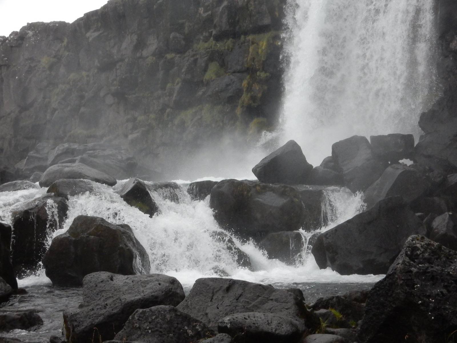 Öxarárfoss waterfall in Thingvellir National Park